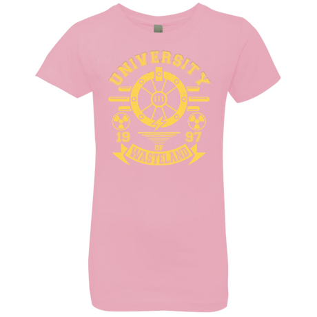 T-Shirts Light Pink / YXS University of Wasteland Girls Premium T-Shirt