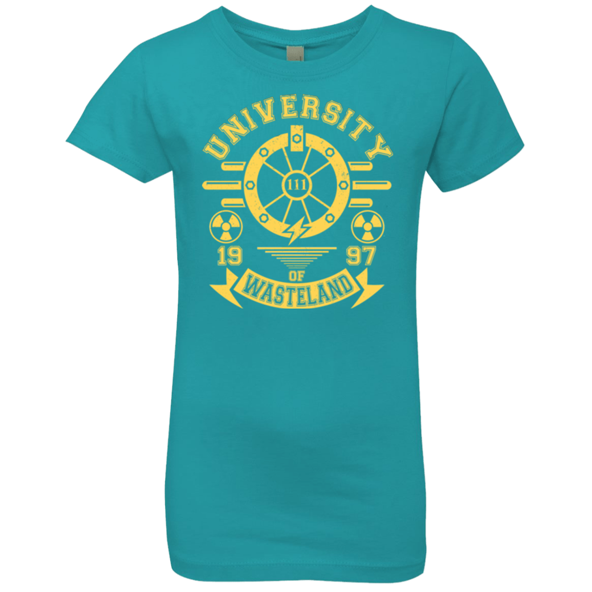 T-Shirts Tahiti Blue / YXS University of Wasteland Girls Premium T-Shirt