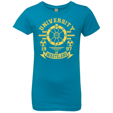 T-Shirts Turquoise / YXS University of Wasteland Girls Premium T-Shirt