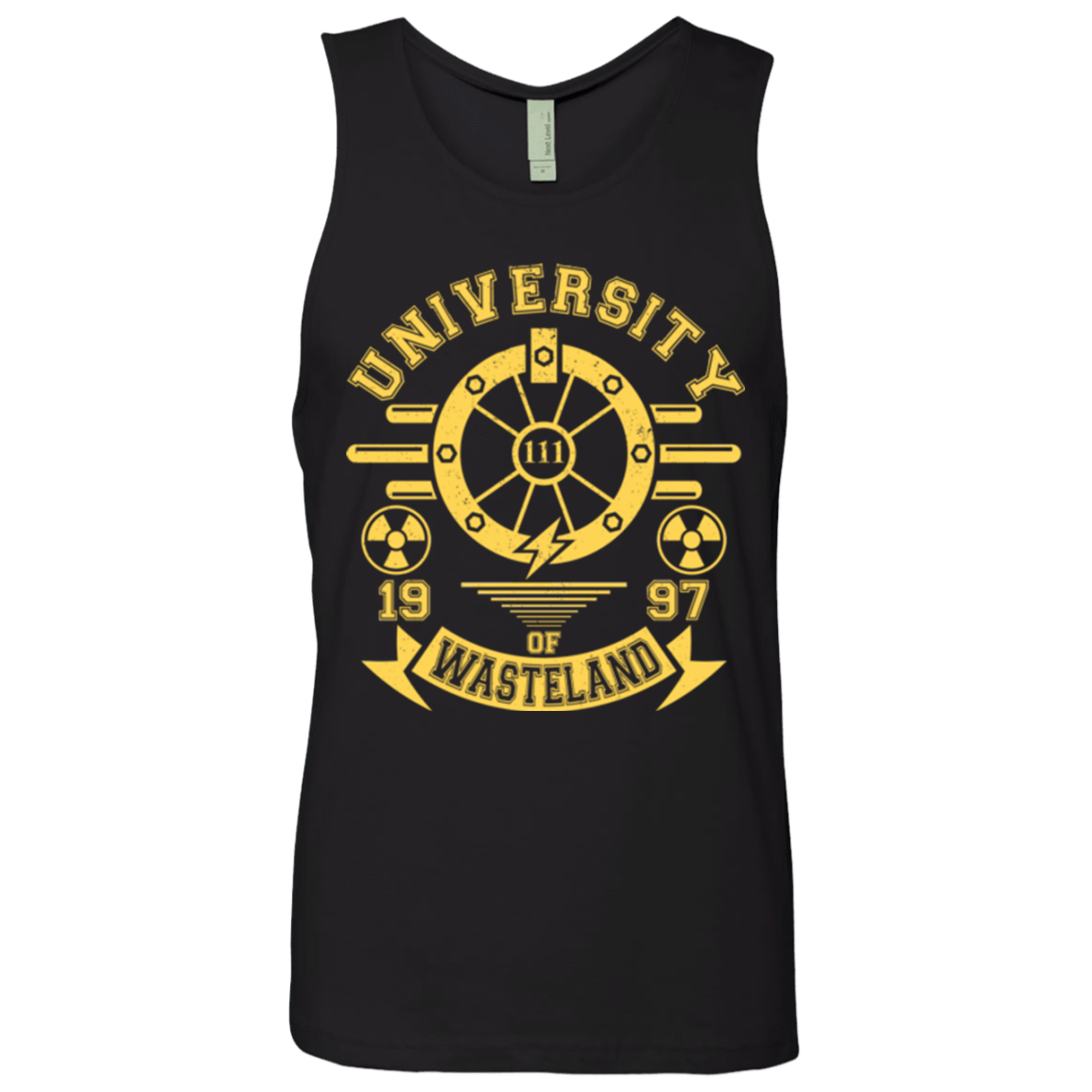 T-Shirts Black / Small University of Wasteland Men's Premium Tank Top