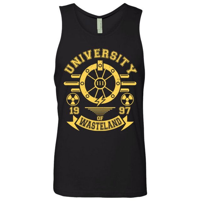 T-Shirts Black / Small University of Wasteland Men's Premium Tank Top