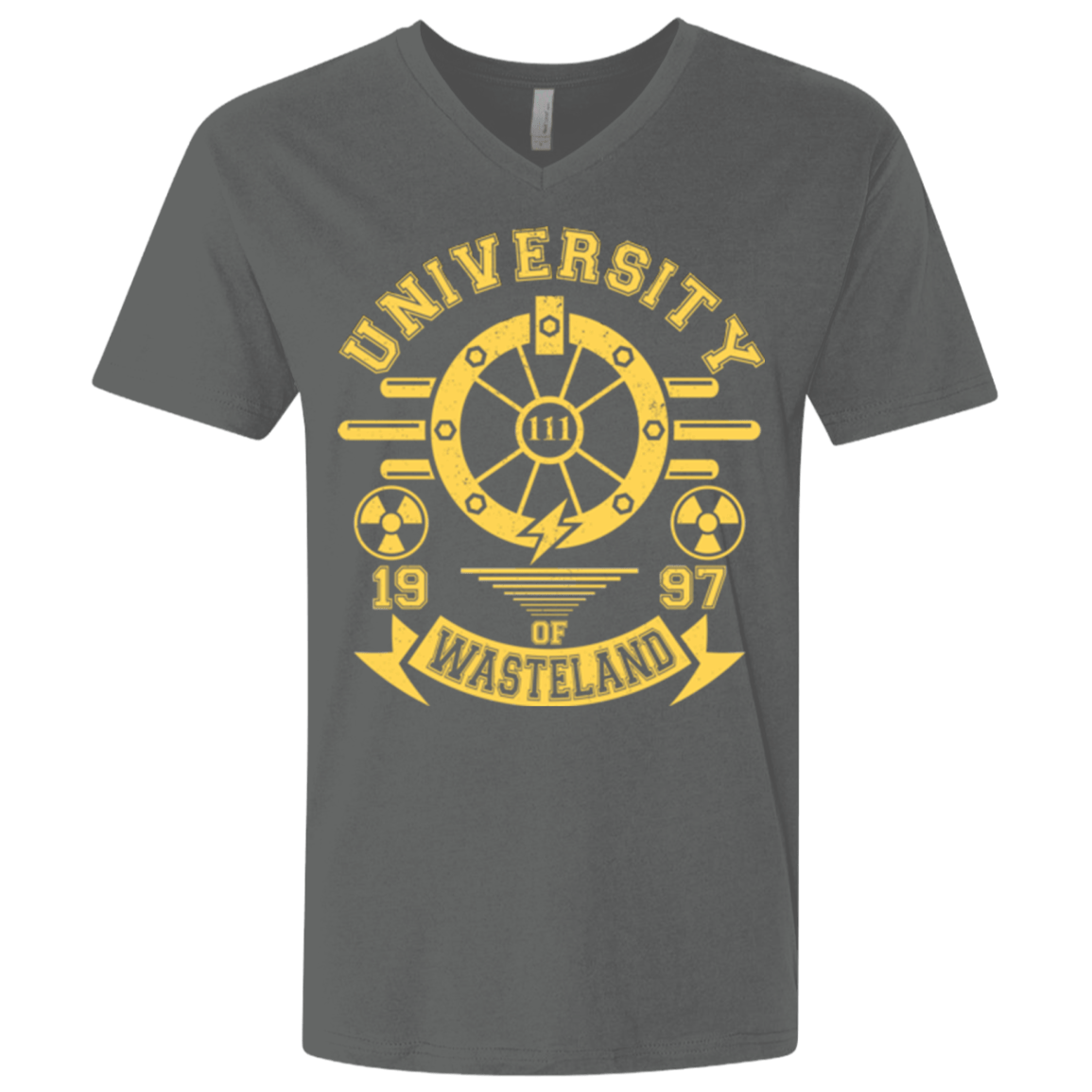 T-Shirts Heavy Metal / X-Small University of Wasteland Men's Premium V-Neck