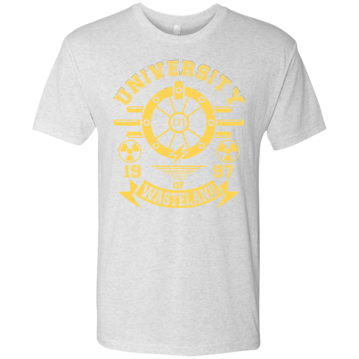 T-Shirts Heather White / Small University of Wasteland Men's Triblend T-Shirt