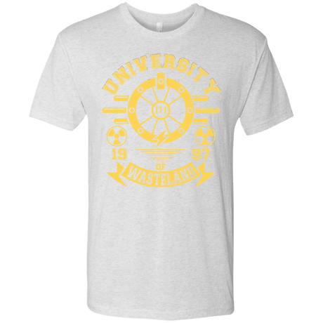 T-Shirts Heather White / Small University of Wasteland Men's Triblend T-Shirt