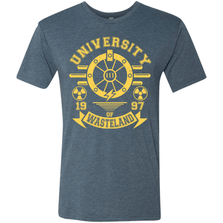 T-Shirts Indigo / Small University of Wasteland Men's Triblend T-Shirt