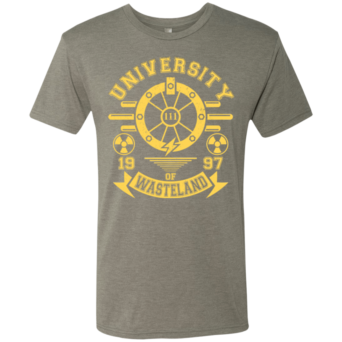 T-Shirts Venetian Grey / Small University of Wasteland Men's Triblend T-Shirt