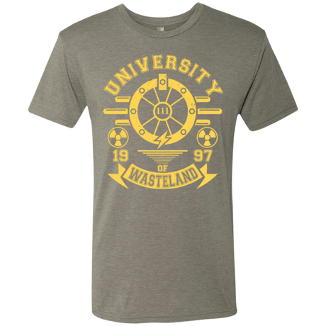 T-Shirts Venetian Grey / Small University of Wasteland Men's Triblend T-Shirt