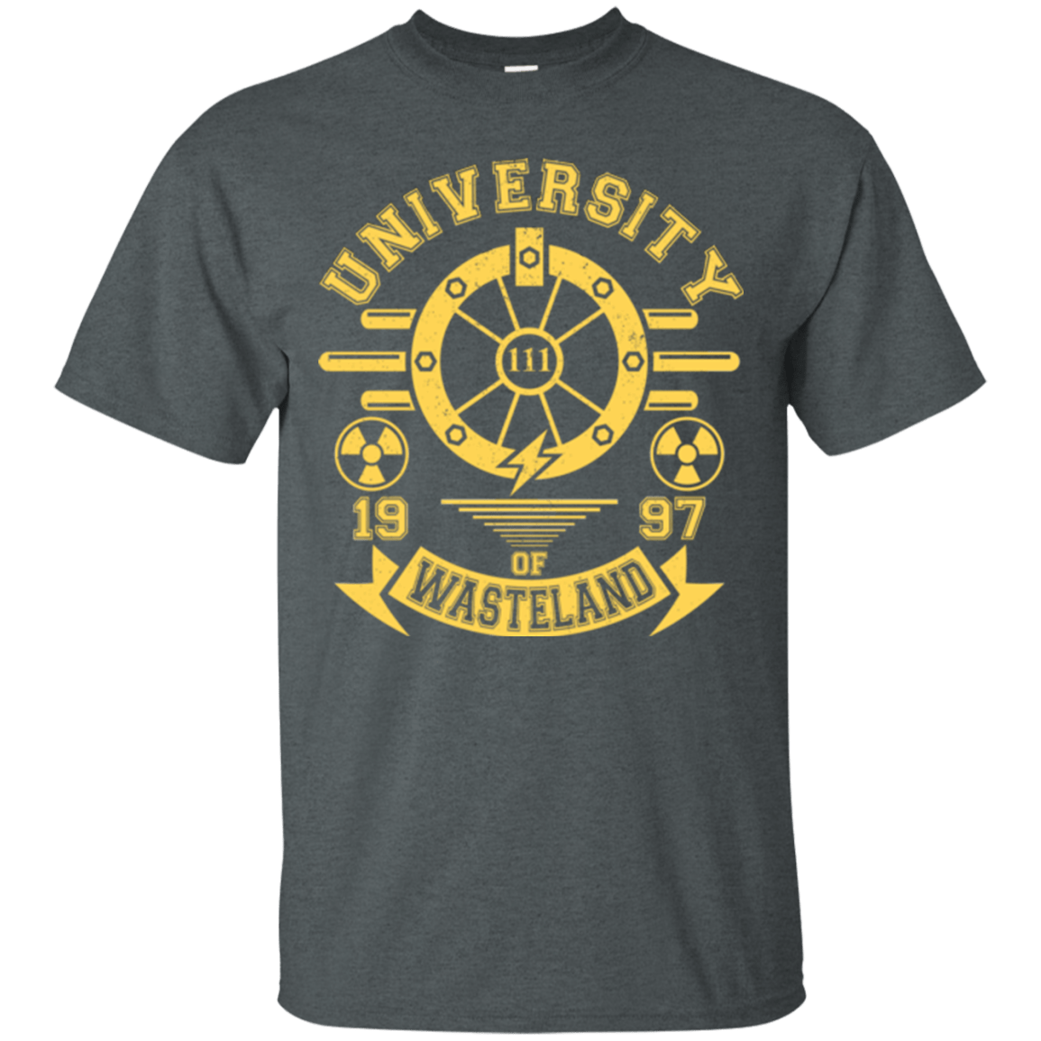 T-Shirts Dark Heather / Small University of Wasteland T-Shirt