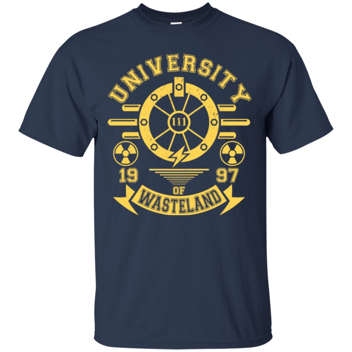 T-Shirts Navy / Small University of Wasteland T-Shirt