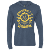 T-Shirts Indigo / X-Small University of Wasteland Triblend Long Sleeve Hoodie Tee