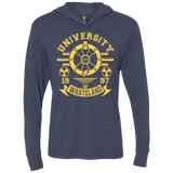 T-Shirts Vintage Navy / X-Small University of Wasteland Triblend Long Sleeve Hoodie Tee