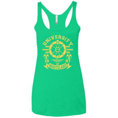 T-Shirts Envy / X-Small University of Wasteland Women's Triblend Racerback Tank
