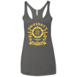 T-Shirts Premium Heather / X-Small University of Wasteland Women's Triblend Racerback Tank