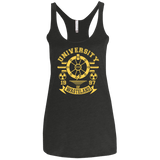 T-Shirts Vintage Black / X-Small University of Wasteland Women's Triblend Racerback Tank