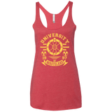 T-Shirts Vintage Red / X-Small University of Wasteland Women's Triblend Racerback Tank