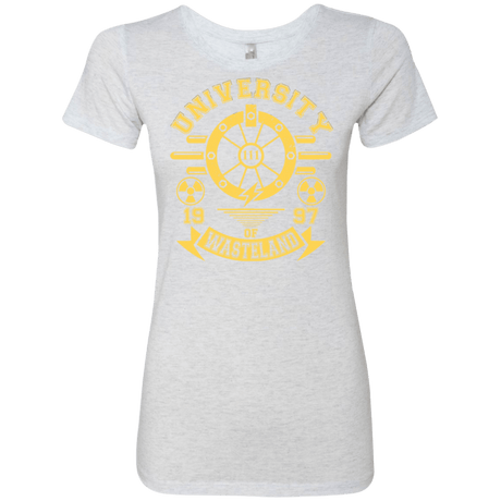 T-Shirts Heather White / Small University of Wasteland Women's Triblend T-Shirt
