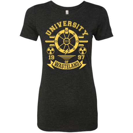 T-Shirts Vintage Black / Small University of Wasteland Women's Triblend T-Shirt