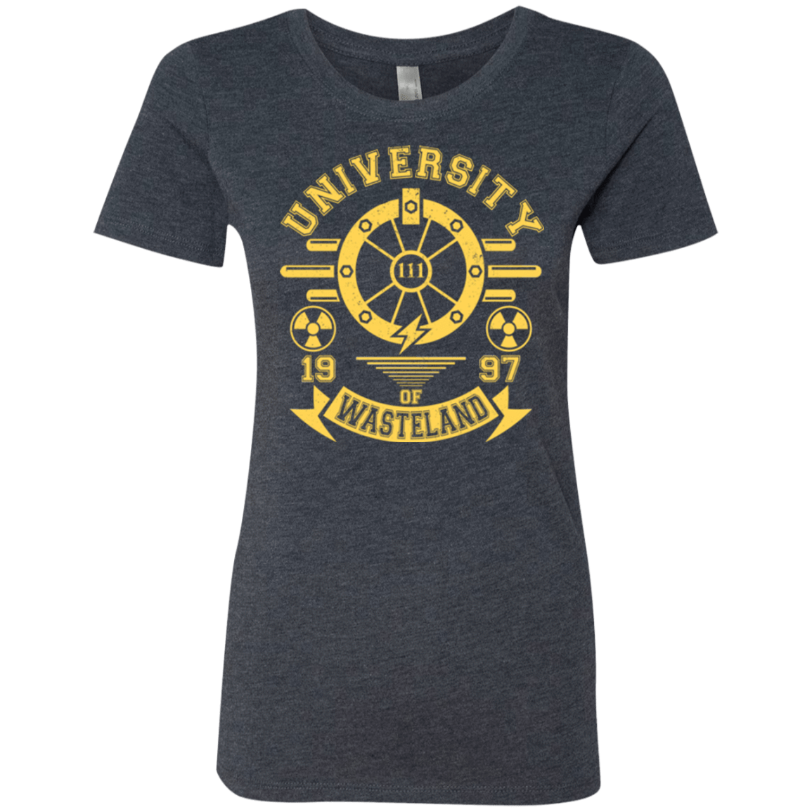 T-Shirts Vintage Navy / Small University of Wasteland Women's Triblend T-Shirt