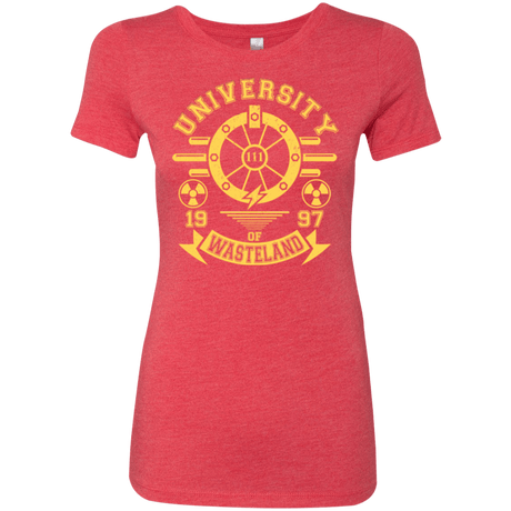 T-Shirts Vintage Red / Small University of Wasteland Women's Triblend T-Shirt