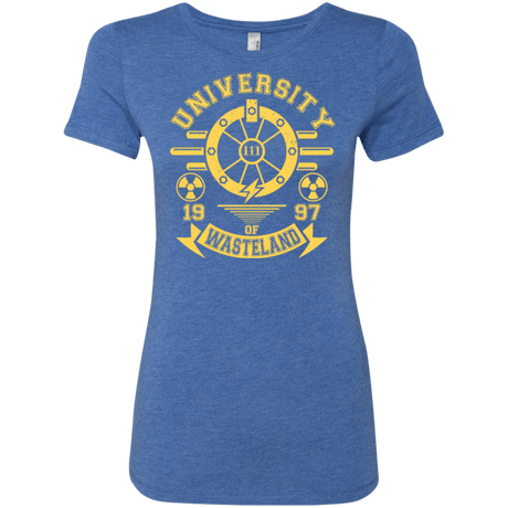 T-Shirts Vintage Royal / Small University of Wasteland Women's Triblend T-Shirt