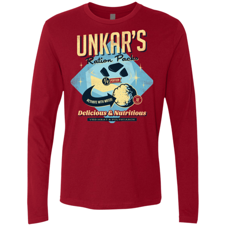 T-Shirts Cardinal / Small Unkars Ration Packs Men's Premium Long Sleeve