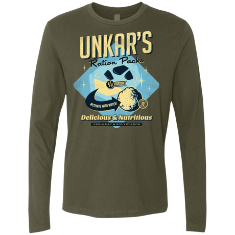 T-Shirts Military Green / Small Unkars Ration Packs Men's Premium Long Sleeve