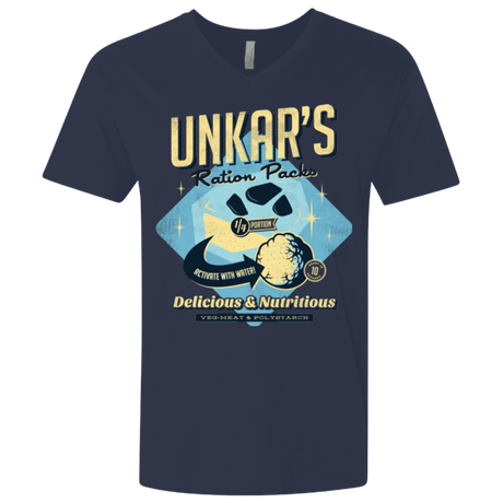 T-Shirts Midnight Navy / X-Small Unkars Ration Packs Men's Premium V-Neck