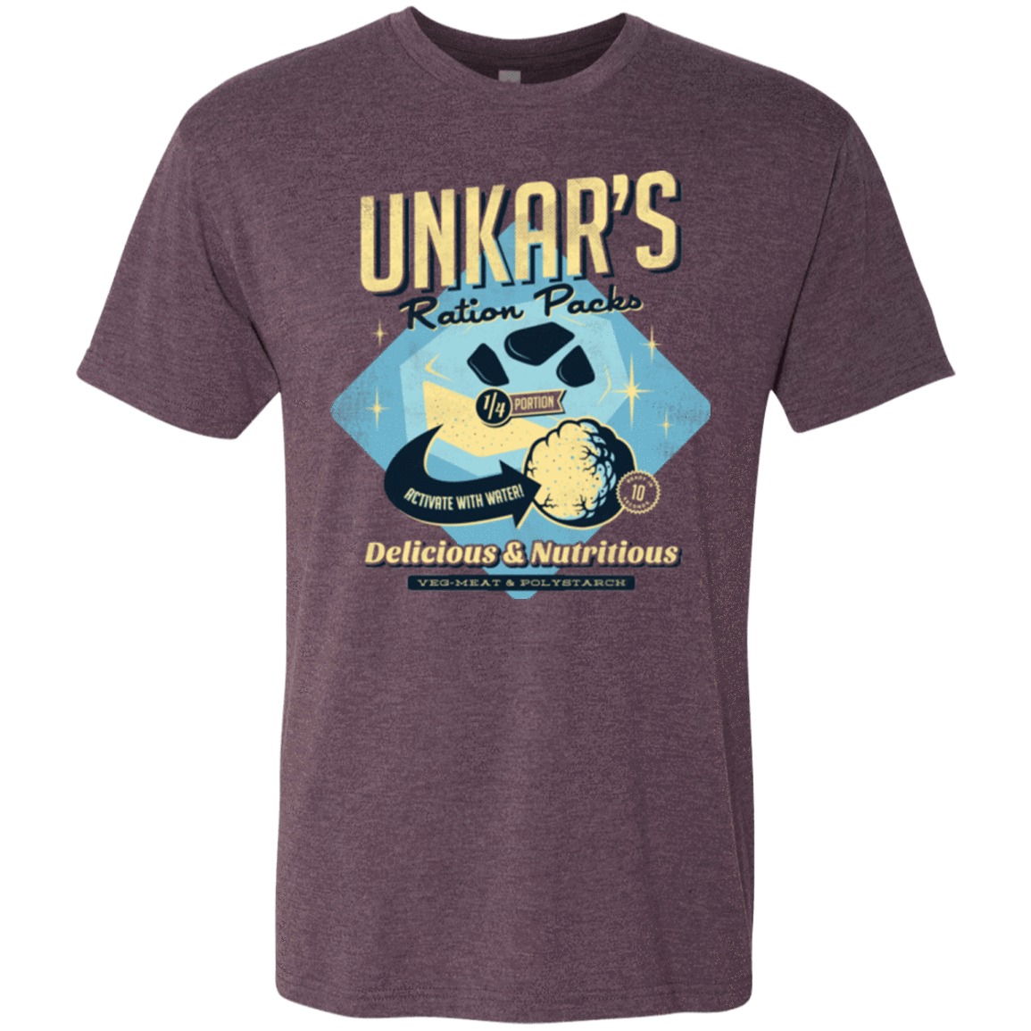 T-Shirts Vintage Purple / Small Unkars Ration Packs Men's Triblend T-Shirt