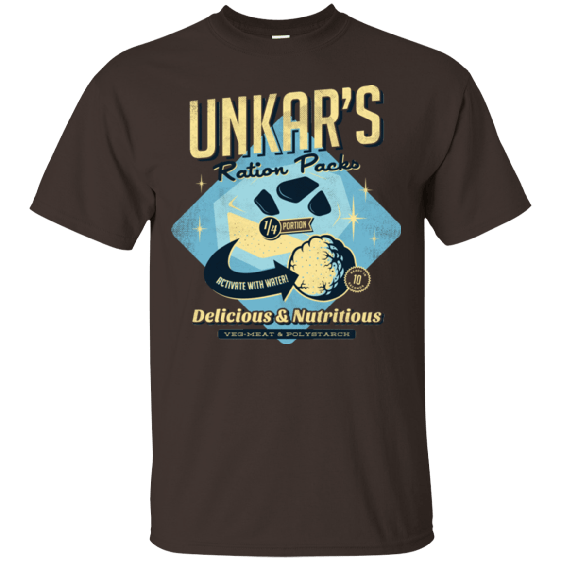 T-Shirts Dark Chocolate / Small Unkars Ration Packs T-Shirt