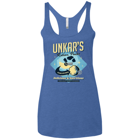 T-Shirts Vintage Royal / X-Small Unkars Ration Packs Women's Triblend Racerback Tank