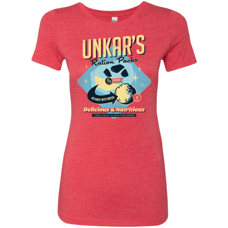 T-Shirts Vintage Red / Small Unkars Ration Packs Women's Triblend T-Shirt