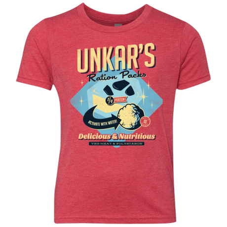 T-Shirts Vintage Red / YXS Unkars Ration Packs Youth Triblend T-Shirt