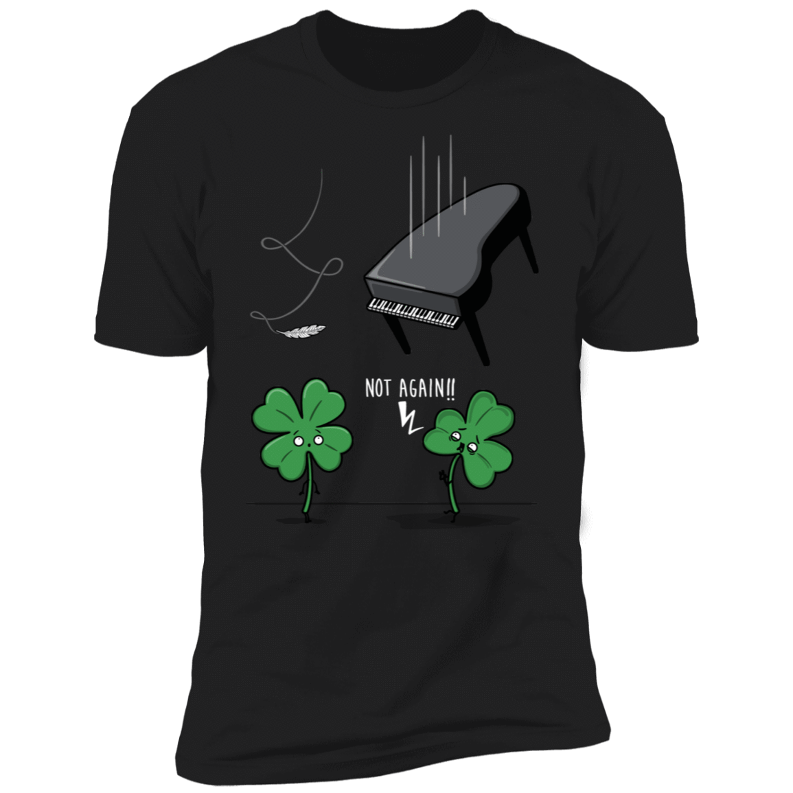 T-Shirts Black / S Unlucky Clover Men's Premium T-Shirt