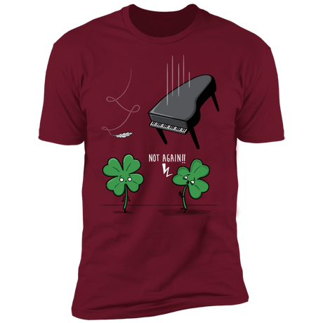 T-Shirts Cardinal / S Unlucky Clover Men's Premium T-Shirt