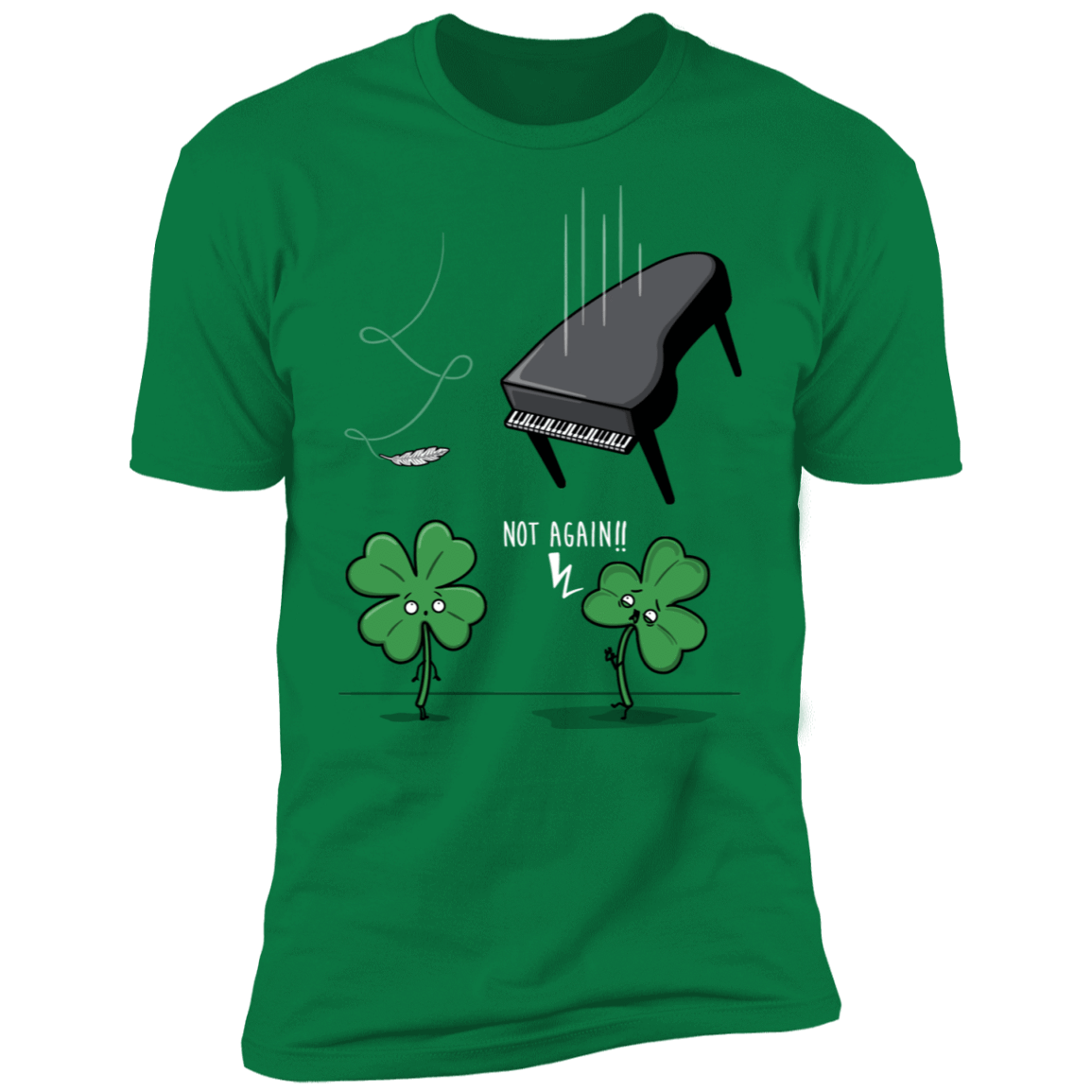 T-Shirts Kelly Green / S Unlucky Clover Men's Premium T-Shirt