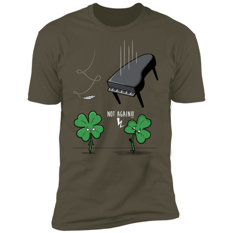 T-Shirts Military Green / S Unlucky Clover Men's Premium T-Shirt