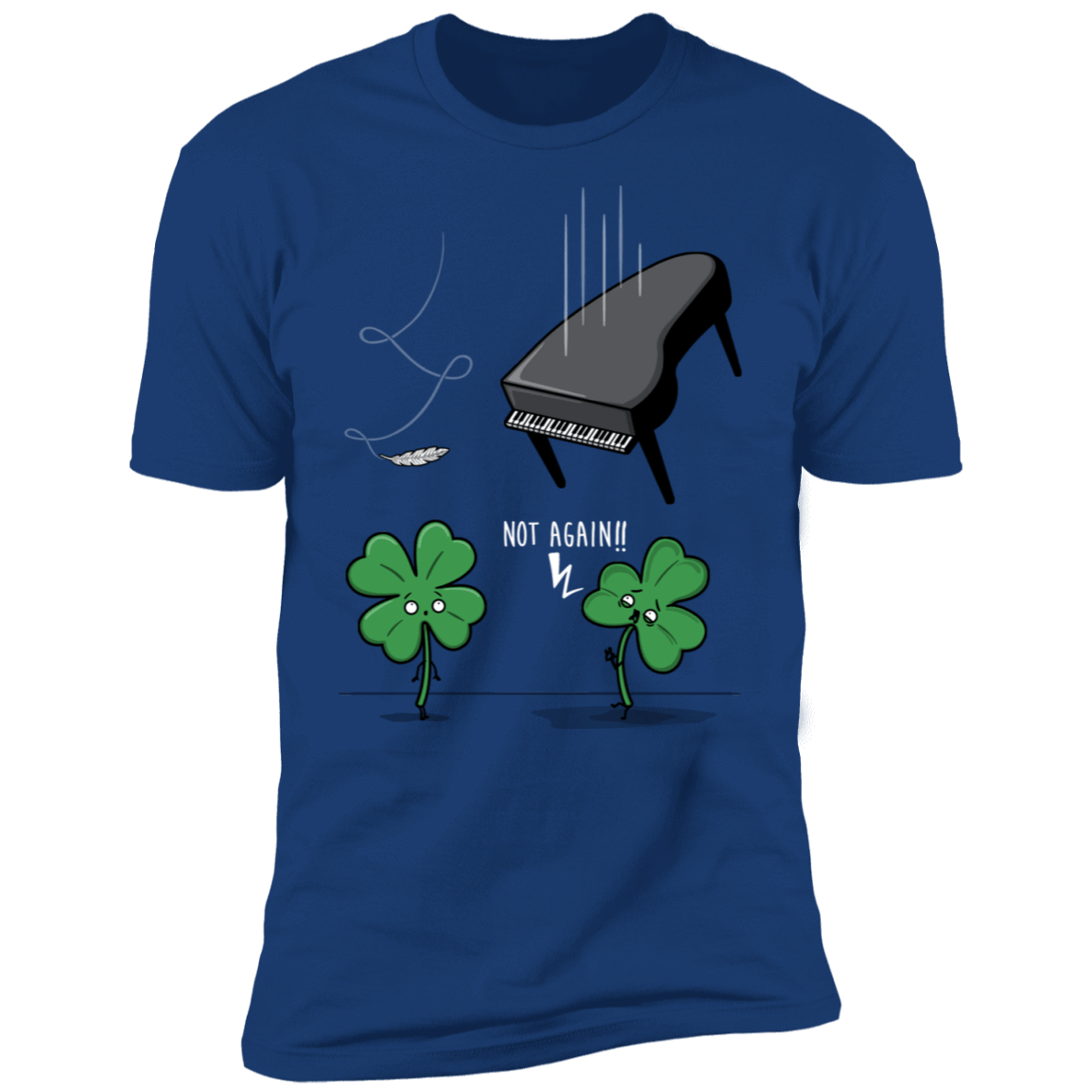 T-Shirts Royal / S Unlucky Clover Men's Premium T-Shirt