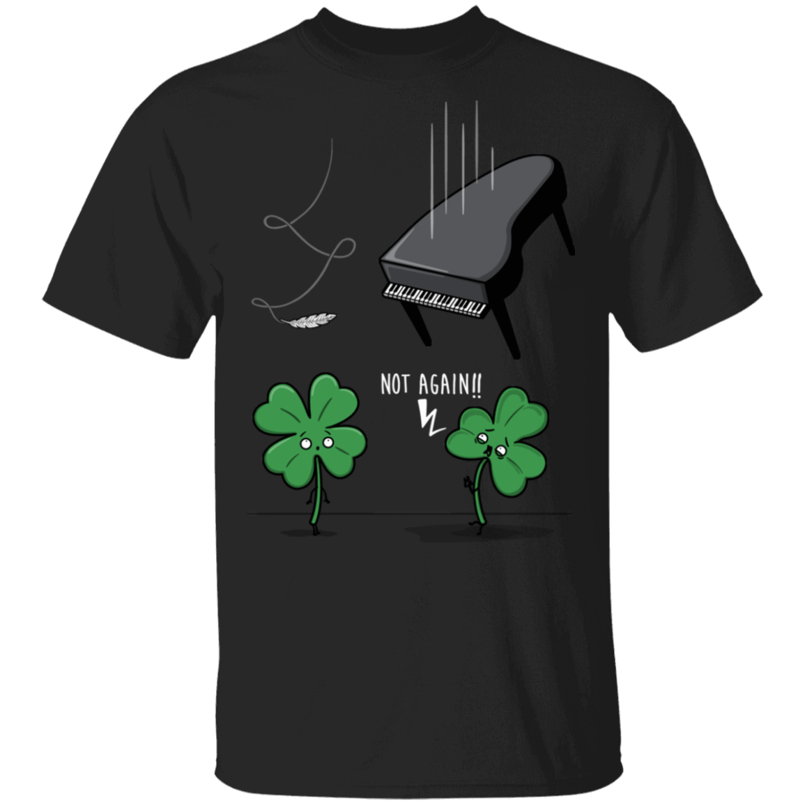 T-Shirts Black / S Unlucky Clover T-Shirt