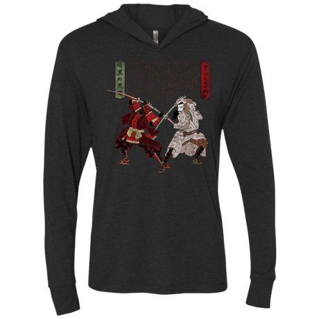 T-Shirts Vintage Black / X-Small Unme No Ketto Triblend Long Sleeve Hoodie Tee