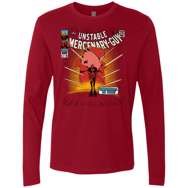 T-Shirts Cardinal / Small Unstable Men's Premium Long Sleeve