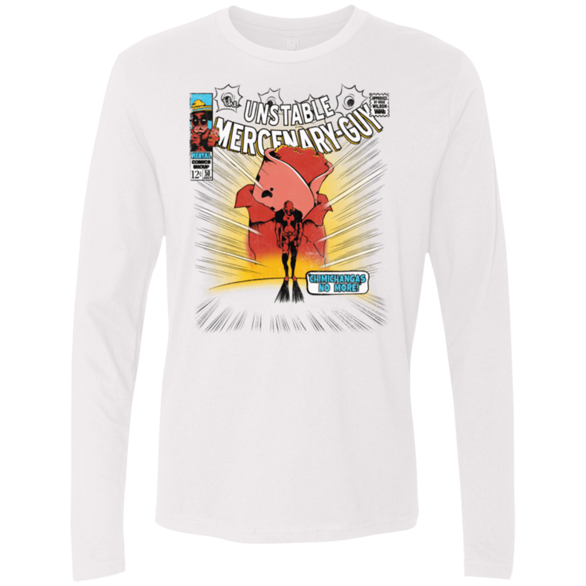 T-Shirts White / Small Unstable Men's Premium Long Sleeve