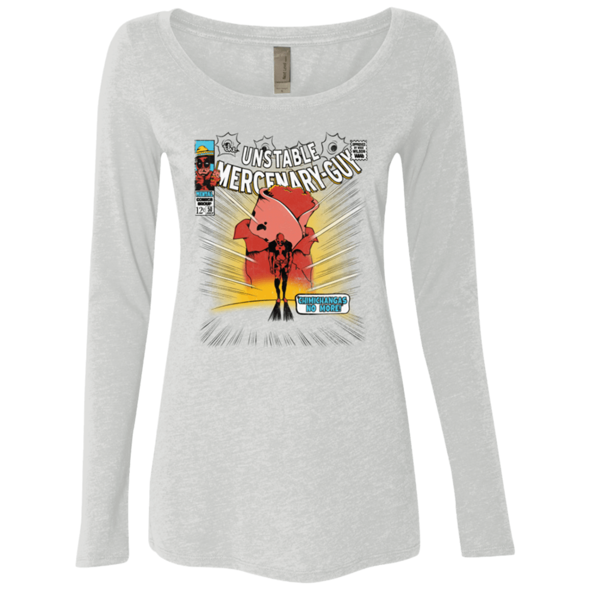 T-Shirts Heather White / Small Unstable Women's Triblend Long Sleeve Shirt