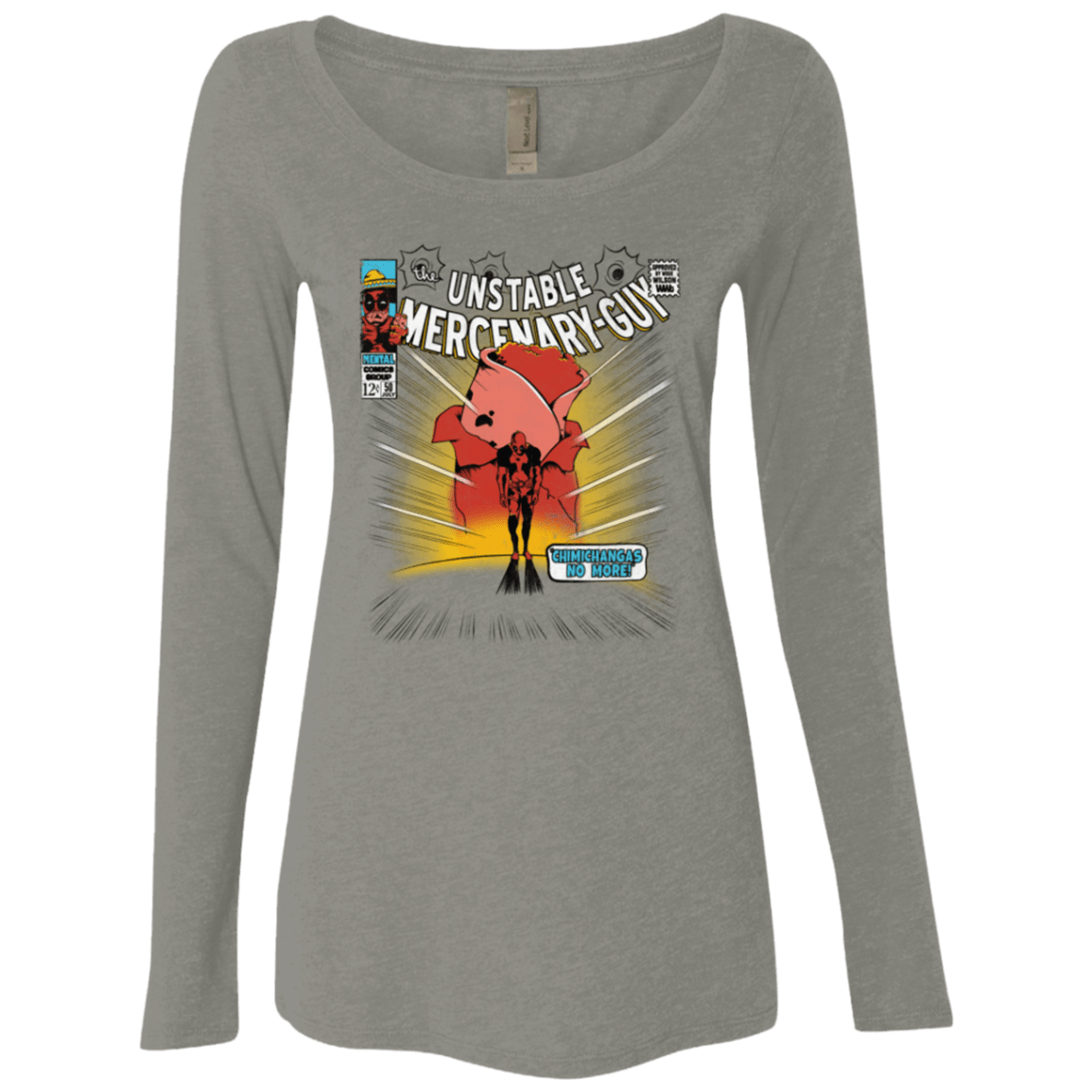 T-Shirts Venetian Grey / Small Unstable Women's Triblend Long Sleeve Shirt