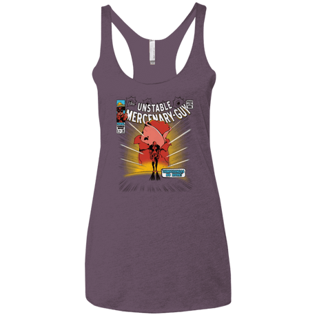 T-Shirts Vintage Purple / X-Small Unstable Women's Triblend Racerback Tank