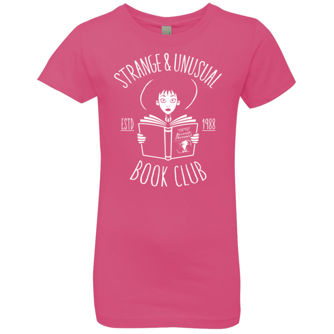 T-Shirts Hot Pink / YXS Unusual Book Club Girls Premium T-Shirt