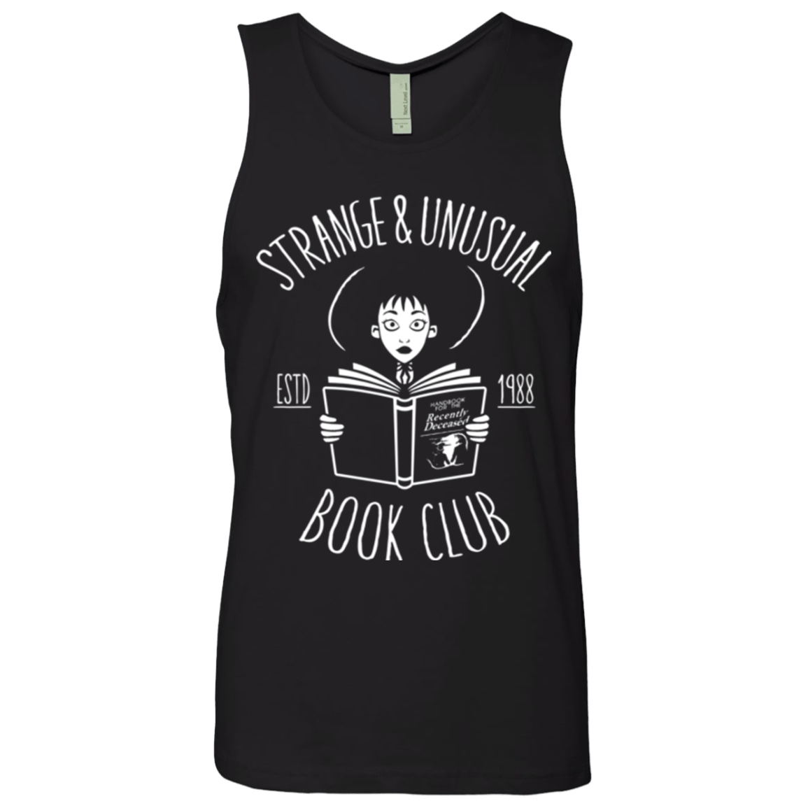 T-Shirts Black / Small Unusual Book Club Men's Premium Tank Top