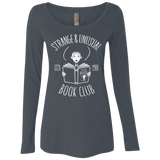 T-Shirts Vintage Navy / Small Unusual Book Club Women's Triblend Long Sleeve Shirt