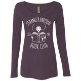T-Shirts Vintage Purple / Small Unusual Book Club Women's Triblend Long Sleeve Shirt