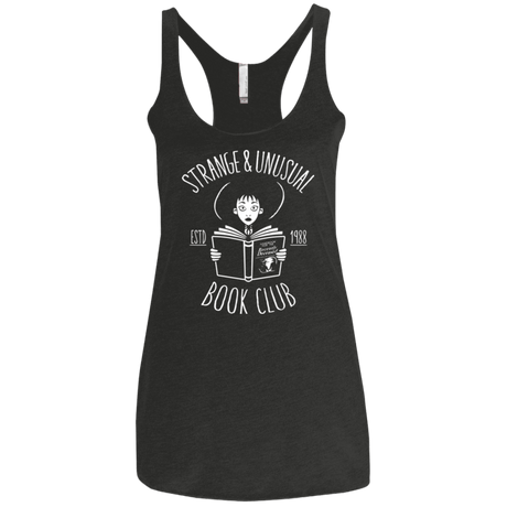 T-Shirts Vintage Black / X-Small Unusual Book Club Women's Triblend Racerback Tank
