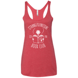 T-Shirts Vintage Red / X-Small Unusual Book Club Women's Triblend Racerback Tank